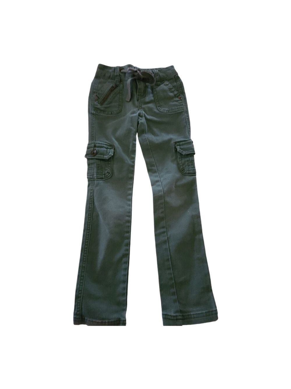 Justice Girls Olive Green Slim Jeans Size 6